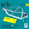 RESKIT RSU32-0205 F-35A Lightning II open canopy frame for Italeri / Academy kit (3D Printed) (1/32)